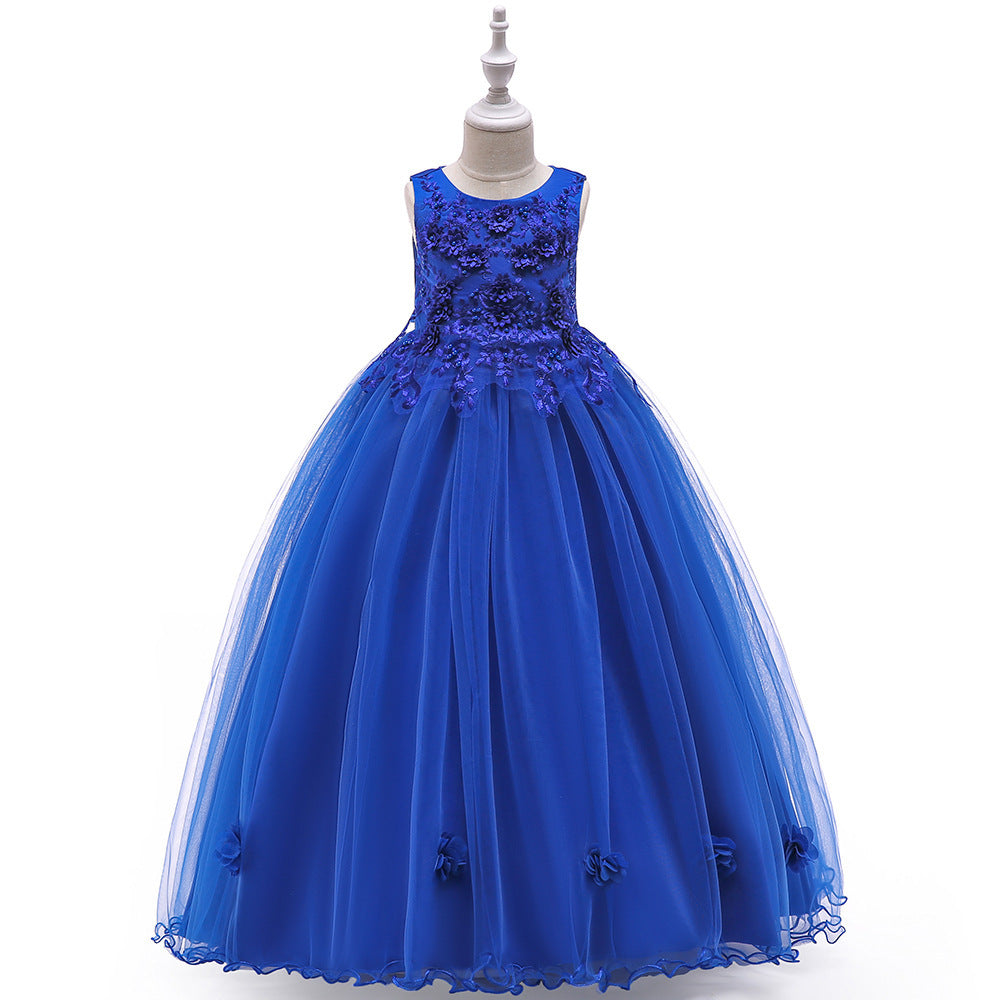 Flower Girl Dress Sleeveless Princess Dress