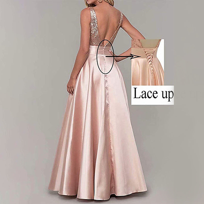 Sequined Skin Formal Evening Dress