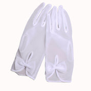 New Wedding Dress Korean Style Dress Gloves Lace Short